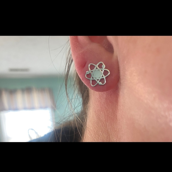 Molecular Earrings - Picture 4 of 4